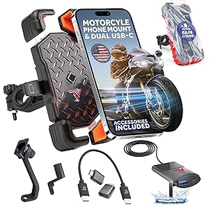 Phone holder for bike USB Charger for Motorcycle 12V USB Charger Motorcycle USB Charger