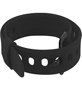 Black Rubber Utility Strap, Adjustable Utility with Clip, Easy to Use Tension Strap with Buckle f...