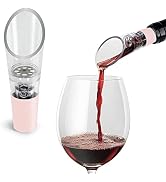 TenTen Labs Wine Aerator Pourer (2-pack) - Premium Aerating Spout and Decanter Set - Gift Box Inc...