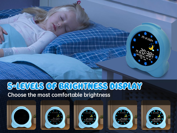 Kids Digital Alarm Clock Colorful