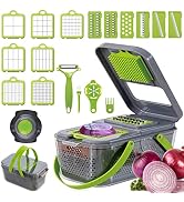 COMUSTER Vegetable Chopper, Pro Onion Chopper,Upgraded version multifunctional vegetable cutter m...