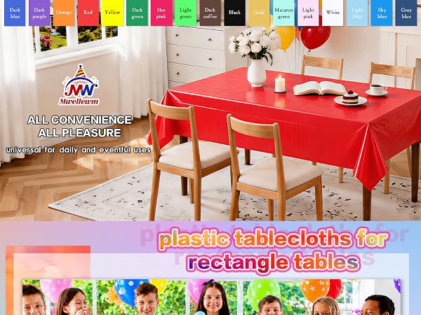 plastic tablecloth