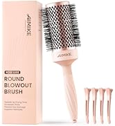 AIMIKE Round Brush for Blow Out, Rose Luxe Round Hair Brush w/Nano Thermal Ceramic Tech, Large Ro...