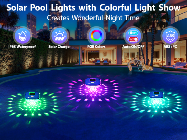floating pool lights