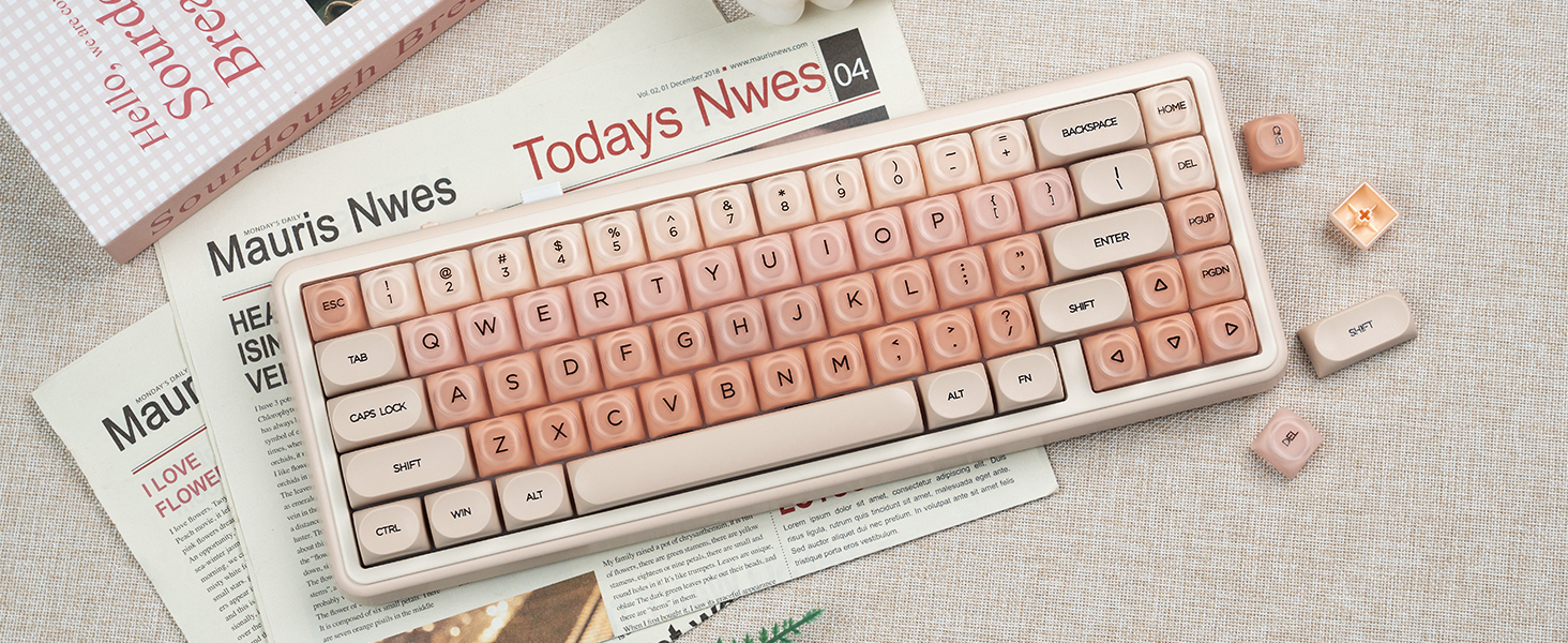 pink keycaps