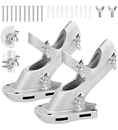 Flag Pole Holder for Outside House, REERON 2-Positions Metal Flagpole Brackets Mount, 1" Aluminiu...