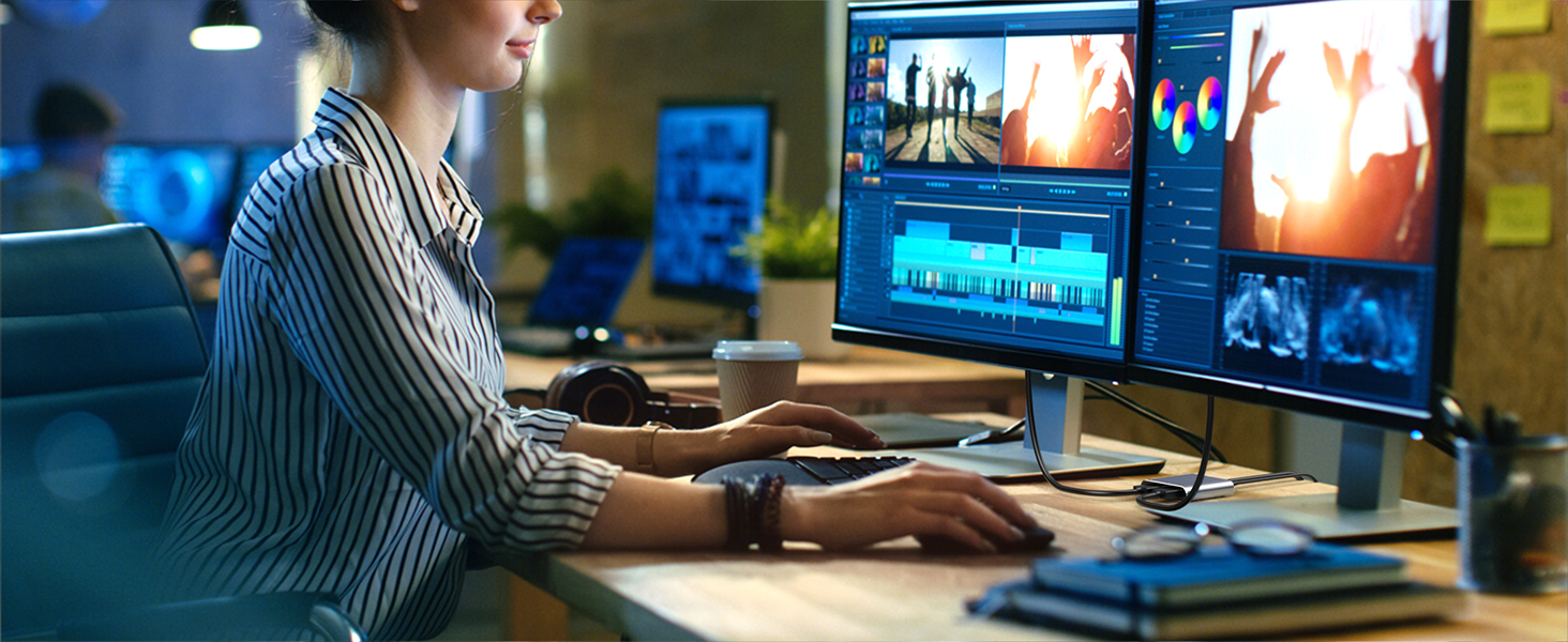 displayport splitter to dual hdmi adapter