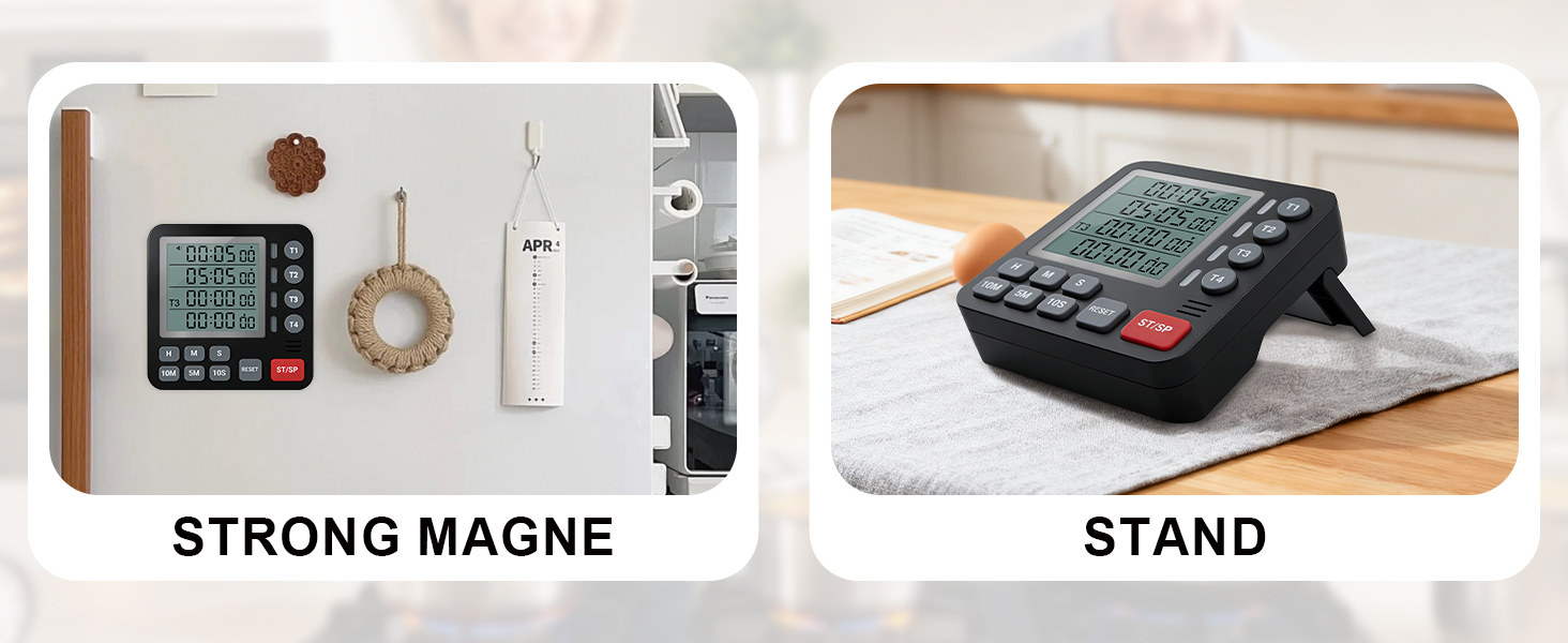 Strong Magnetic Back & Multi-Mount