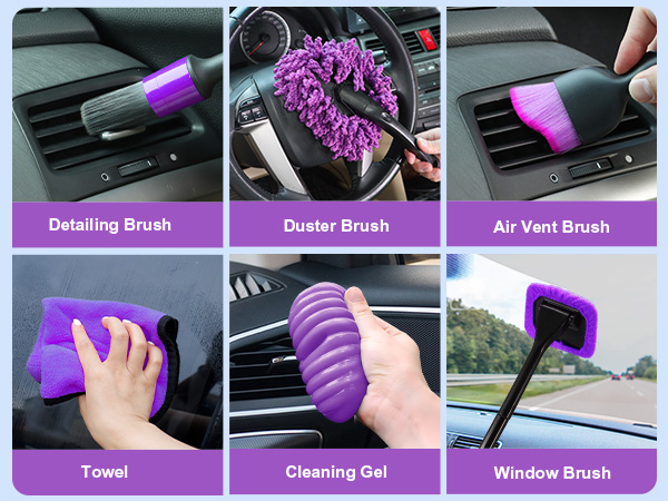 purple detailing kit