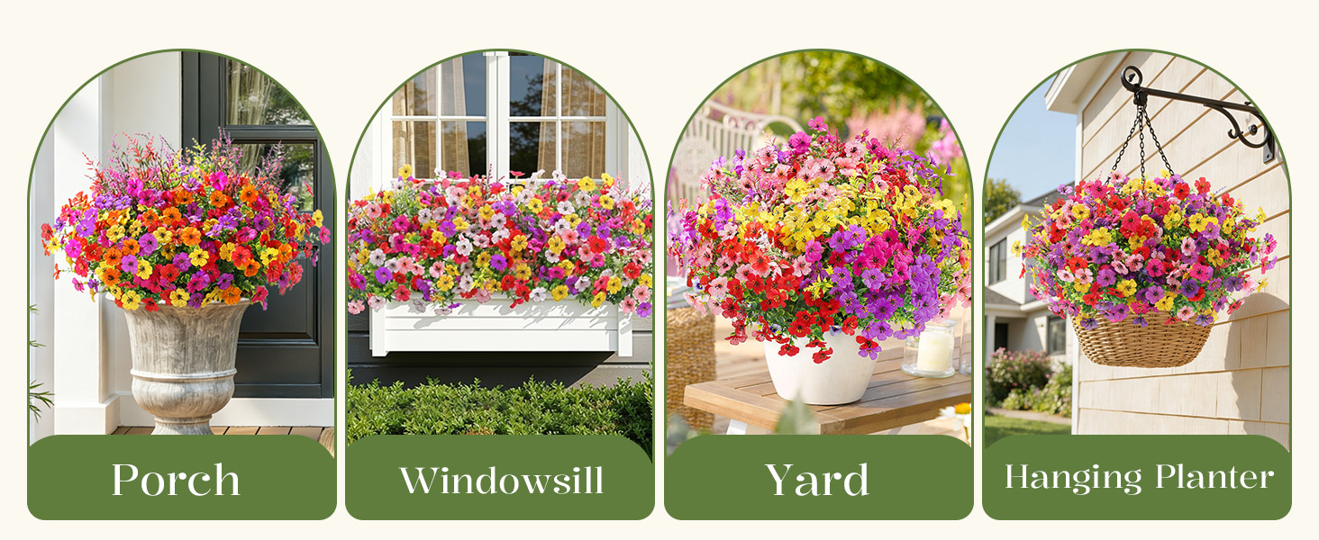 Artificial Flowers for Outdoor