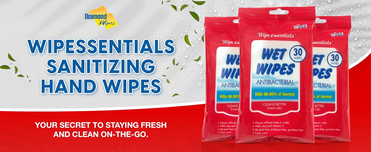 Diamond Wipes WipeEssentials Sanitizing Wipes