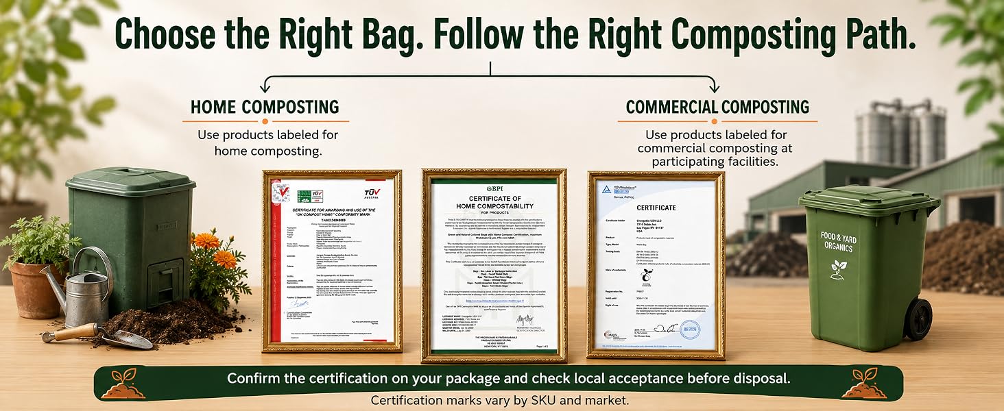 Certified for home composting