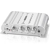 Facmogu ST-838 2.1CH Subwoofer Amplifier Audio Stereo Bass Amp, RMS 20Wx2+40W Class D Amplifier w...