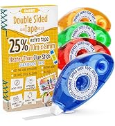 Double Sided Tape Scrapbook Tape Roller, Adhesive Glue Runner, Scrapbooking Journaling Supplies, ...