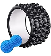 Kipika Foam Roller with Peanut Massage Ball, Yoga Wheel, Back Roller for Back Pain Relie, Muscle ...