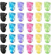 MXCOIRTP 30pcs Cubicle Clips for Walls, Push Pin Clips for Bulletin Board, Cubicle Accessories Fa...