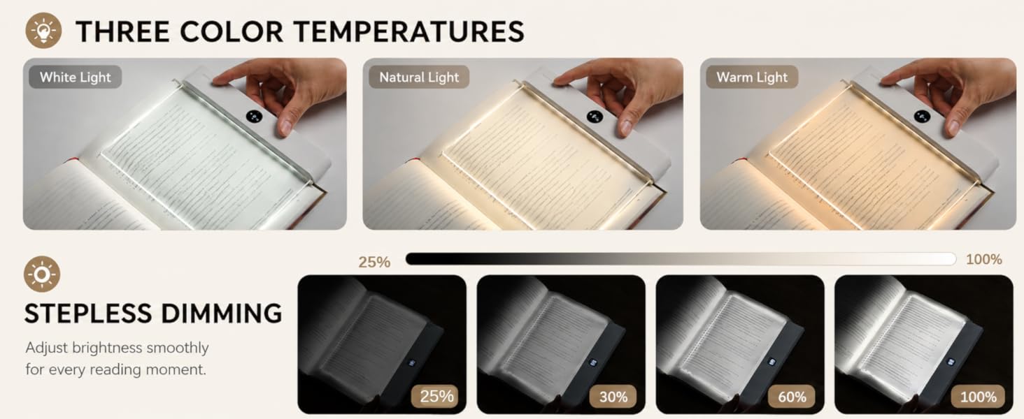 rechargeable book light