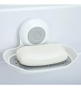 SlipX Solutions Strong Hold Soap Saver, Suction Cup Soap Holder, Must Have Universal Kitchen & Ba...
