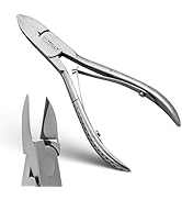By MILLY Straight Blade Toenail Clippers for Thick Toenails, Professional Nail Clipper for Hard a...