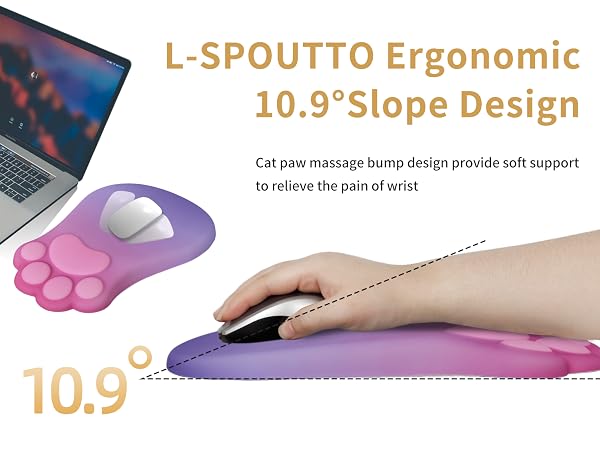 ergonomic mouse pad
