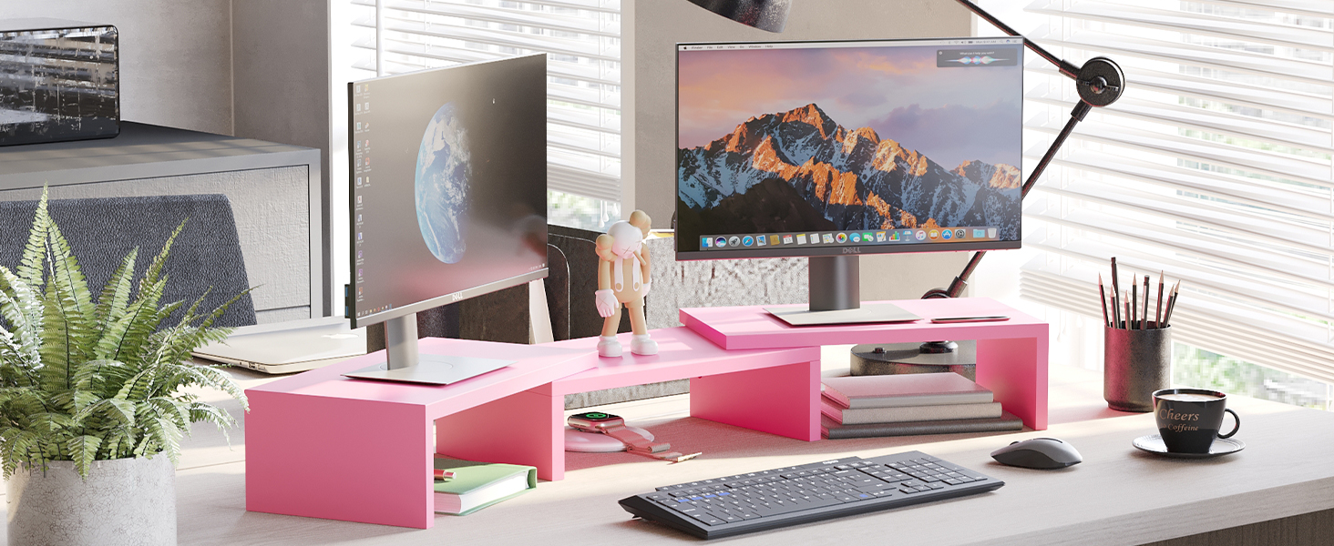 Dual Monitor Stand Riser