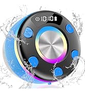 OYIB Bluetooth Shower Speaker, Portable Bluetooth Speaker 360° HD Sound, RGB Lights, FM Radio, IP...
