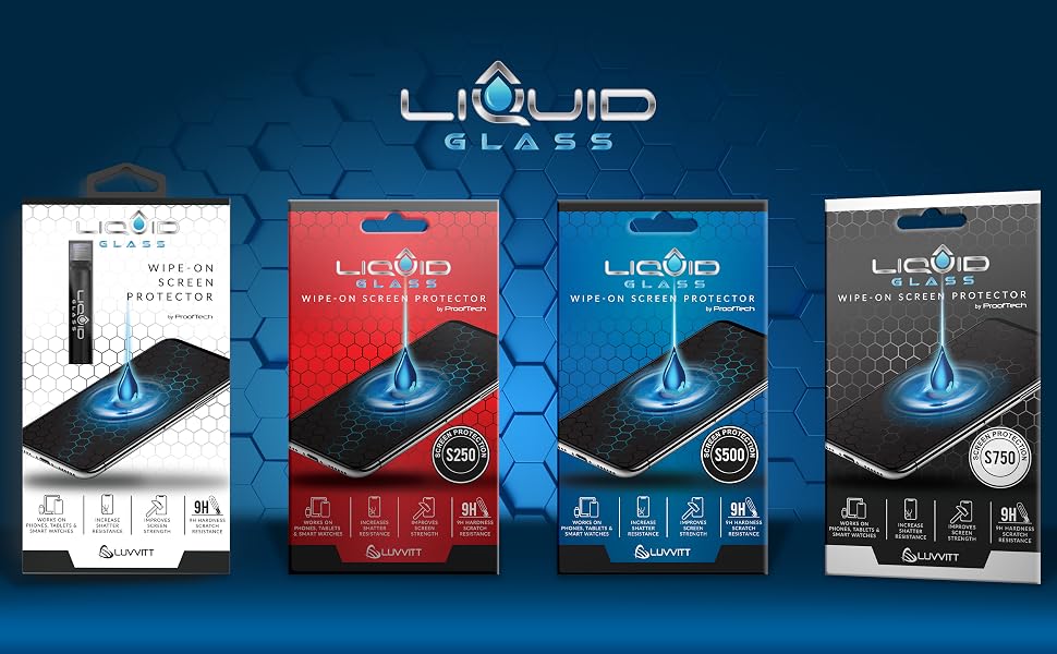 liquid glass screen protector ultra plus + nano liquid ceramic tempered protection