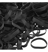 Tactical Rubber Bands Size #84, 50 Pcs Black Thick Wide Strong Heavy Duty Rubber Bands Heat Cold ...