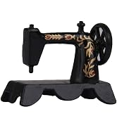 Black 1:12 Mini Lovely Alloy Sewing Machine Miniature Dollhouse Model Decoration Interior Decorat...