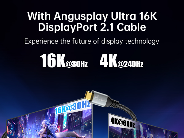 usb c to displayport cable 2.1
