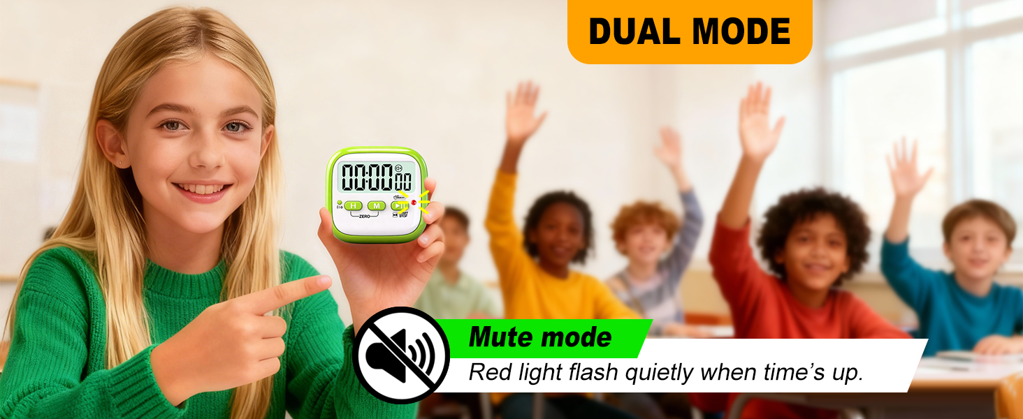 Digital timer with Silent Mode
