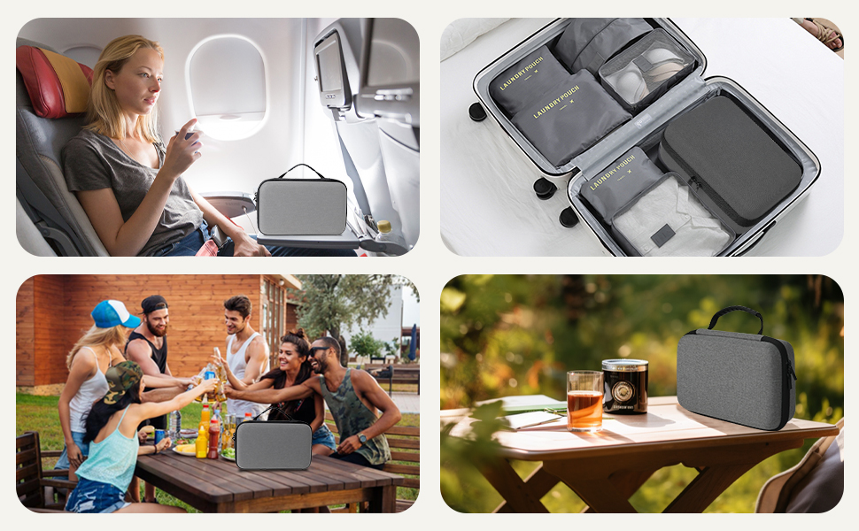 water dental flosser travel case