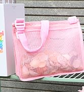 Tagitary Beach Toys Mesh Beach Bag Sand Toy Seashell Bag