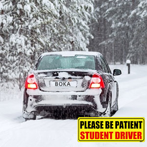 student driver magnet funny