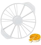 UBANU Cake Portion Marker, Round Cake Marker Divider with Double Sided Slices for Equal Portions,...