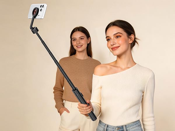 magnetic tripod tripode for iphone selfie stick compact travel portable tripod content creators