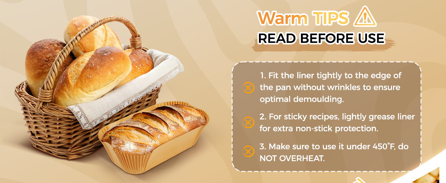 bread pan liners