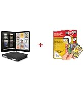EVORETRO TopLoader Binder 35pt-55pt & 400 Perfect Fit Sleeves – Protect Pokemon, MTG, YugiOh, Lor...