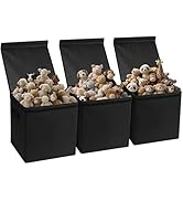 Maxuni Storage Chest Box with Lid, Foldable Storage Organizer Bin Boxes with Removable Divider fo...