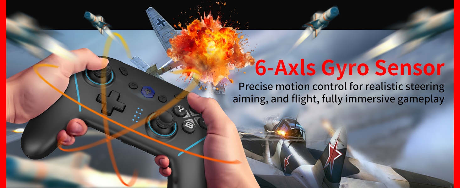 Six axis gyroscope