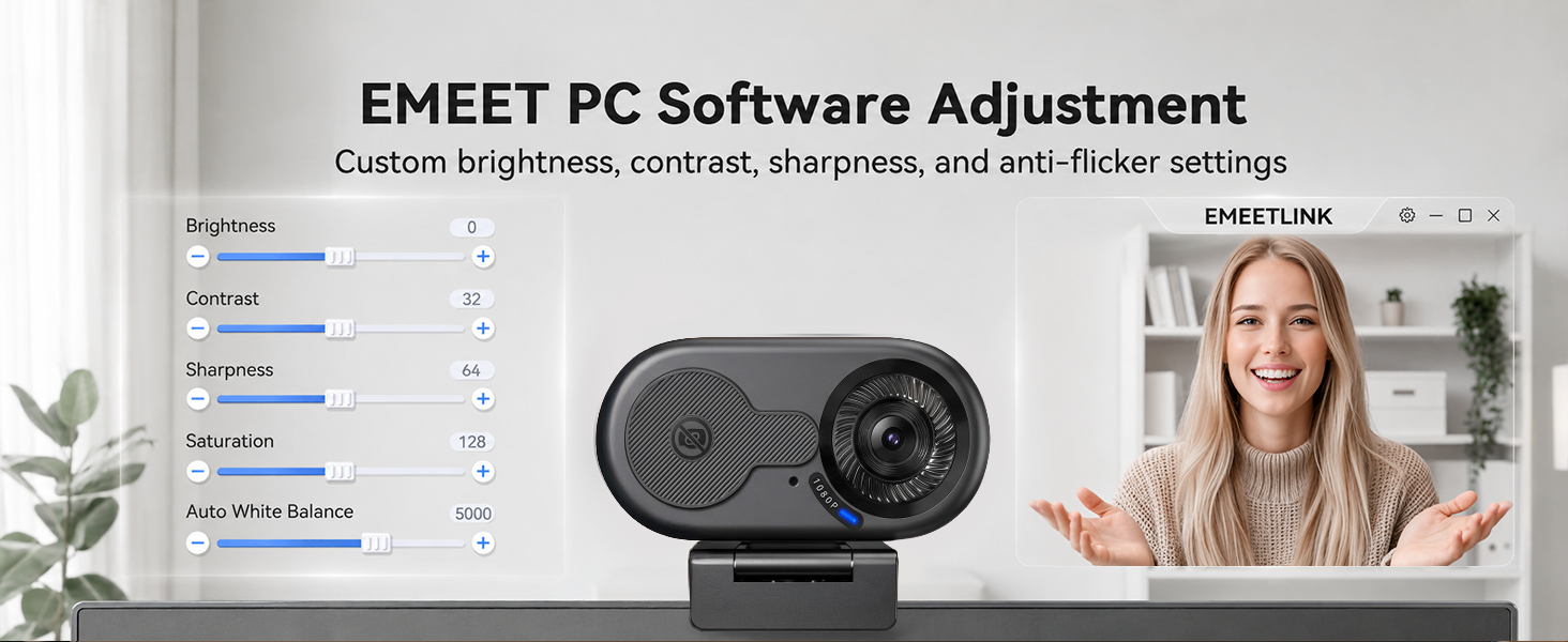 EMEET LINK software camera for PC