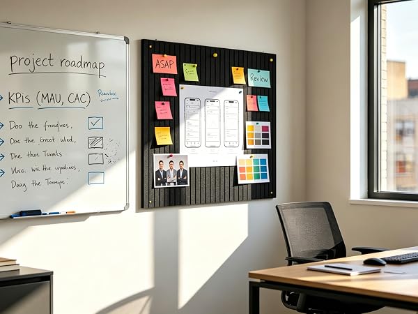 black felt board