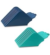 Clipper Guards 12 10 Compatible with Most Wahl Clippers, Color Coded, Size - 1.25", 1.5"