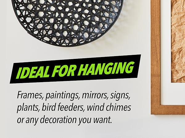 Ideal for hanging frames