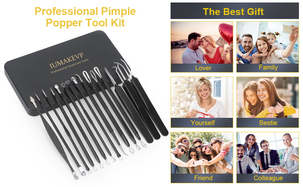 Professional pimple popper tool kit is the best gift