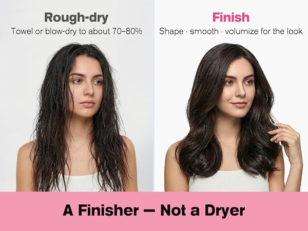 rotating curling brush