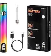 510 Thread Battery Cart Pen, W/Welding Pen Portable Electric Soldering Iron Kit, Adjustable Volta...