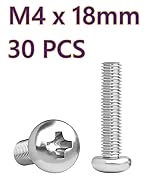 M4x18 machine screws
