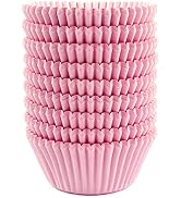 Eoonfirst Standard Size Baking Cups Valentine's Day Cupcake Liners 200 Pcs (Light Pink)
