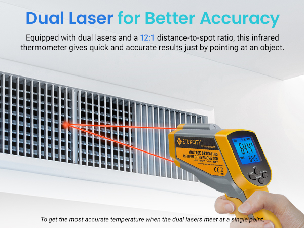 dual laser for better accuracy